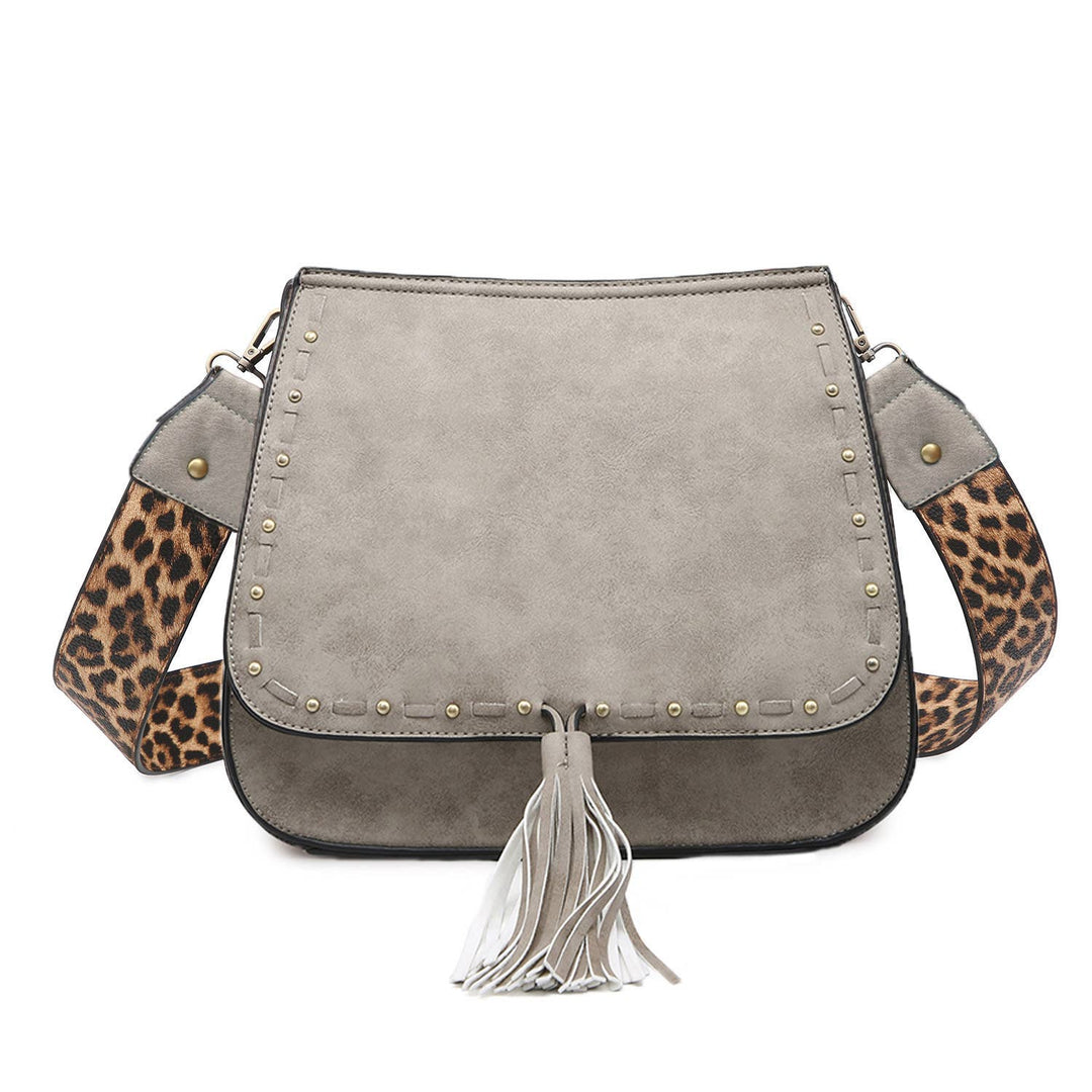 Jen & Co. - M1970 Bailey Crossbody with Print Contrast Strap