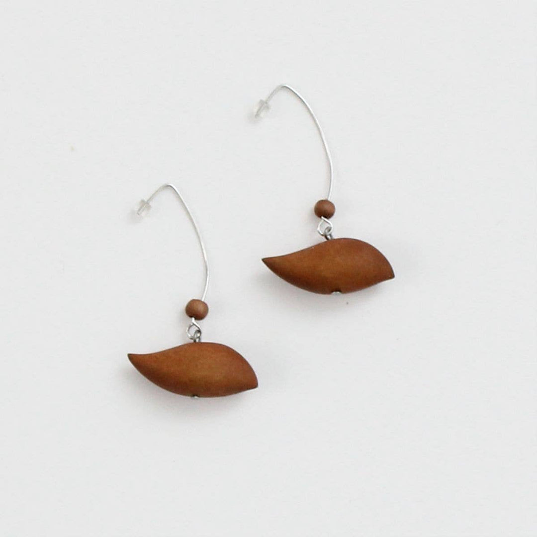 Rust Robin Statement Earrings