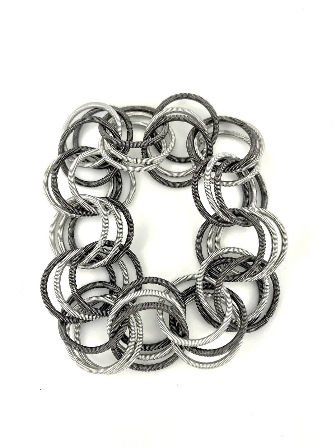 Sea Lily - 619B - Silver/Slate Loop PW Bracelet
