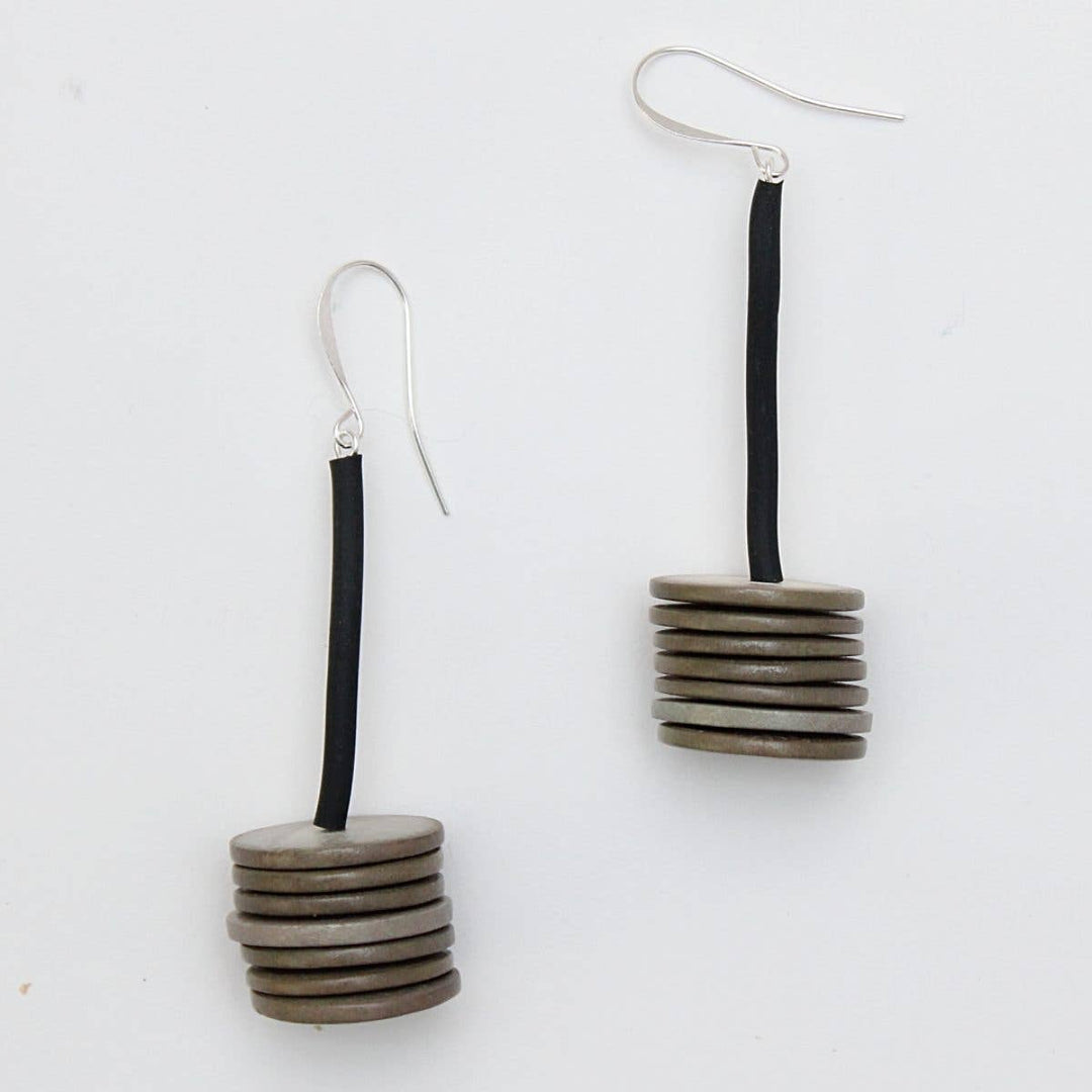Sylca Designs - Wooden Carmen Earrings