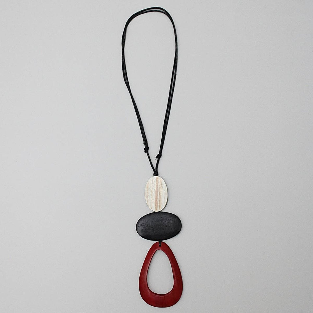 Sylca Designs - Red Calia Pendant Necklace