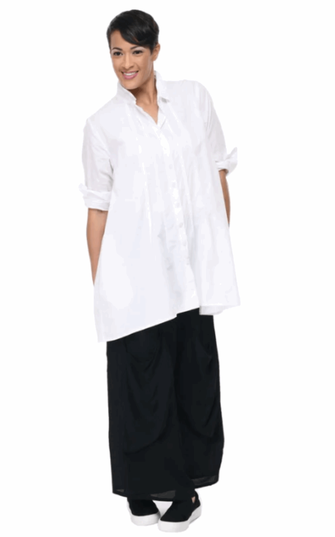Tulip Clothing - CV125 Latte Shirt in White*: S