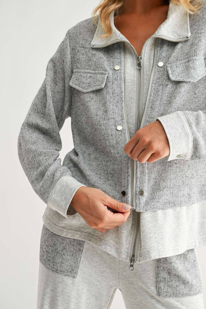 Jacob Jacket: Heather Grey / S