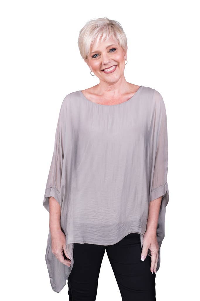 Silk Kaftan (BQ201):Army