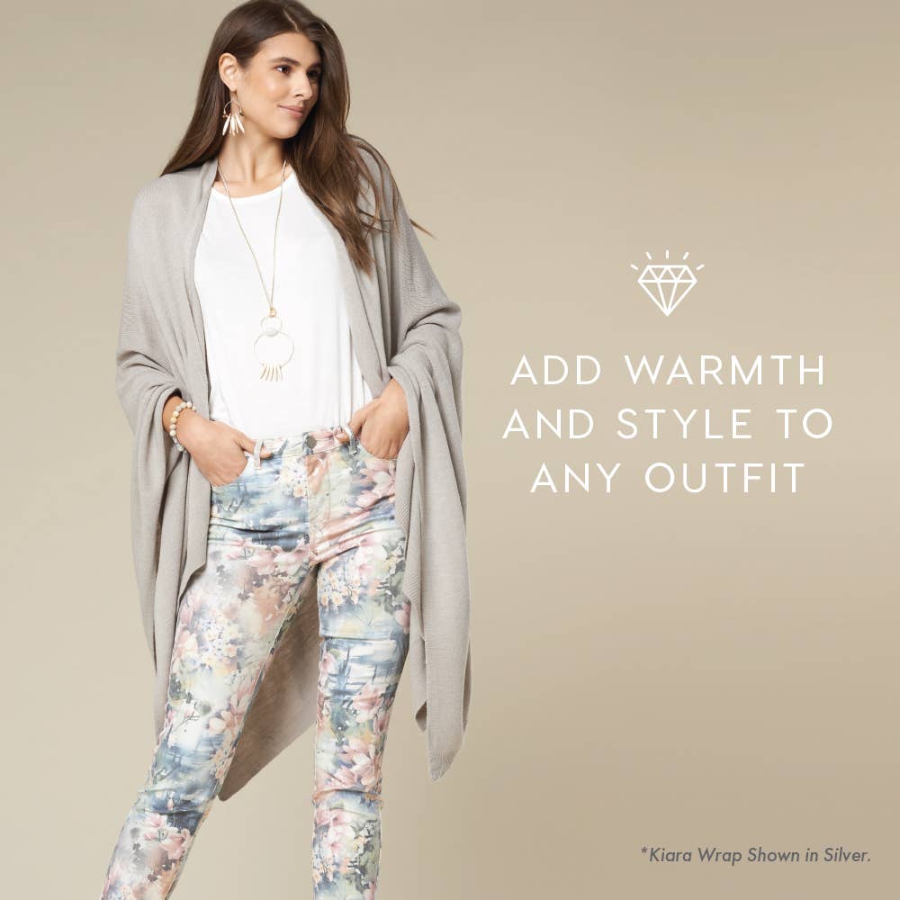 Kiara Light Weight Wrap: Cameo Rose