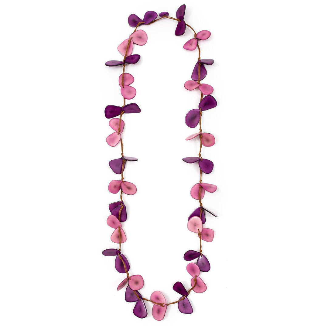 Slice Necklace: Onyx/Charcoal