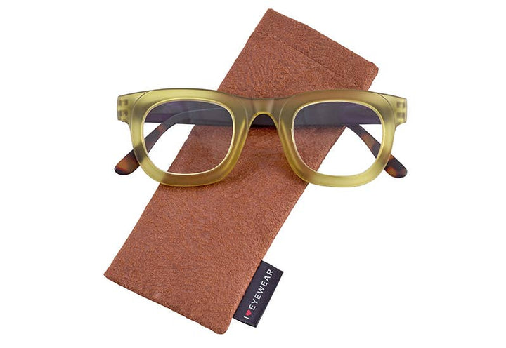 I Heart Eyewear - Dash Reading Glasses: Honey / +1.50