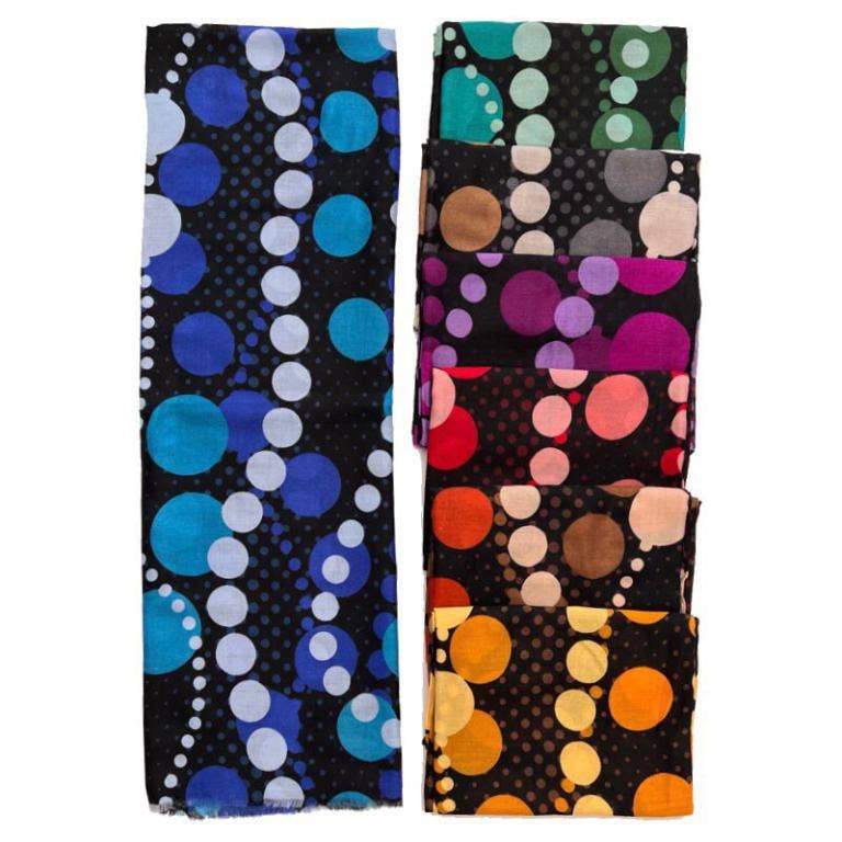 Cotton Scarf / Polka Dot