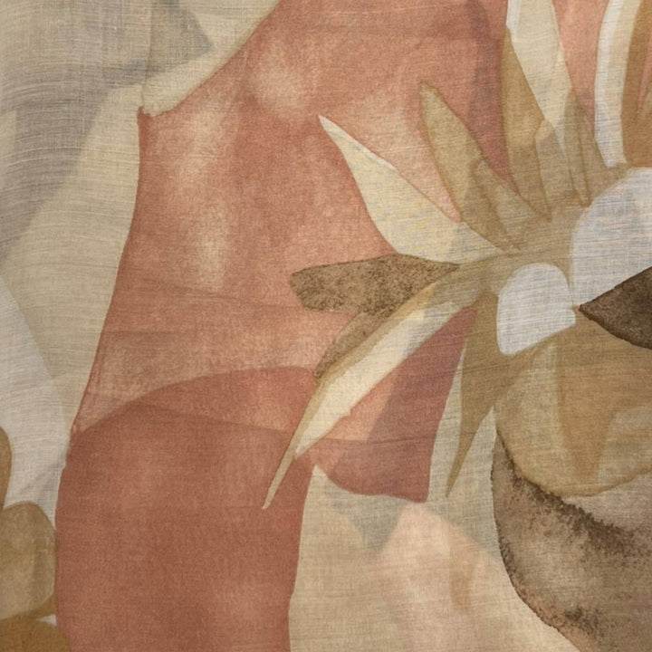 Soft Abstract painting scarf: Pink