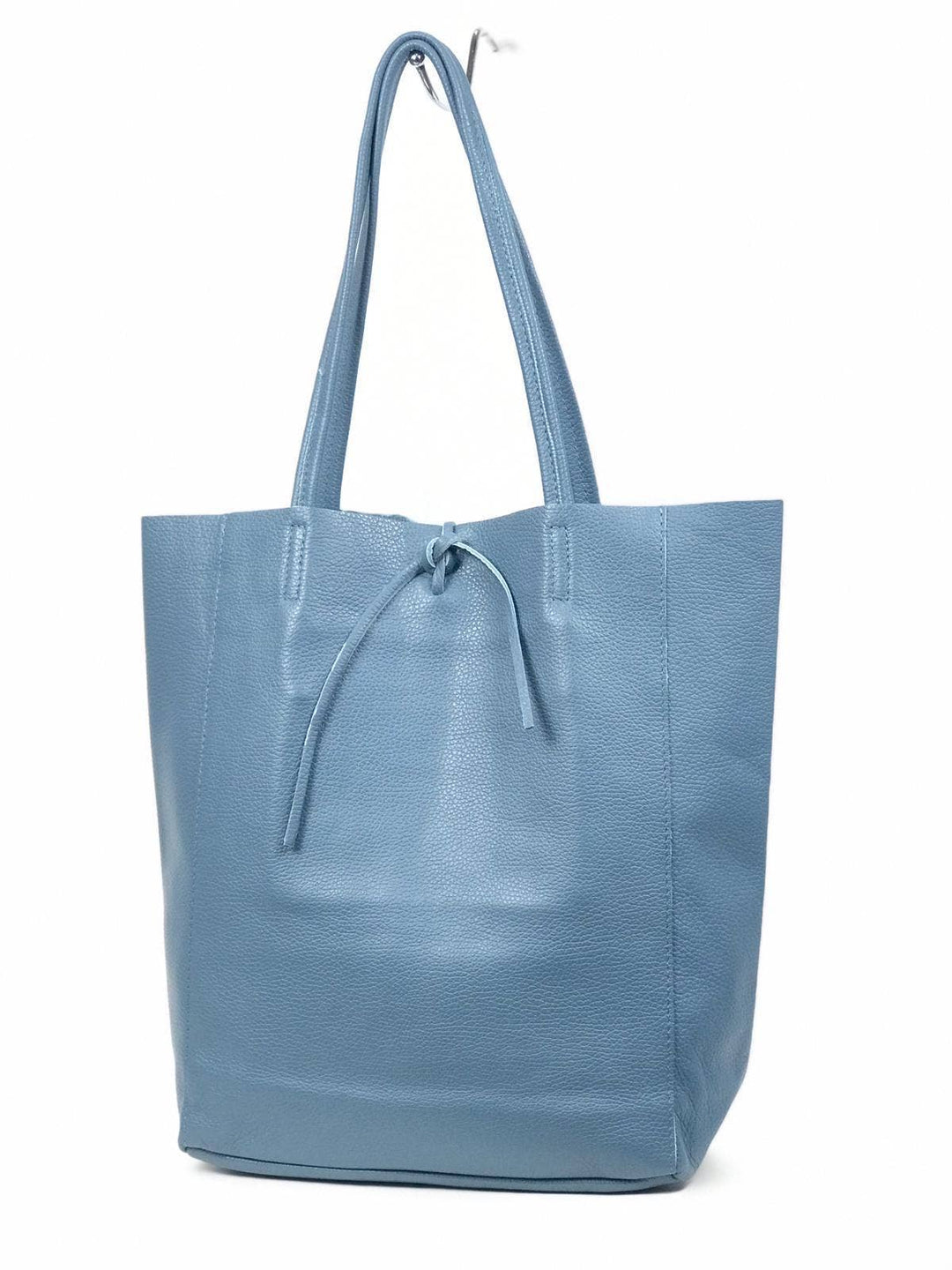 Italian Leather shopper: Black