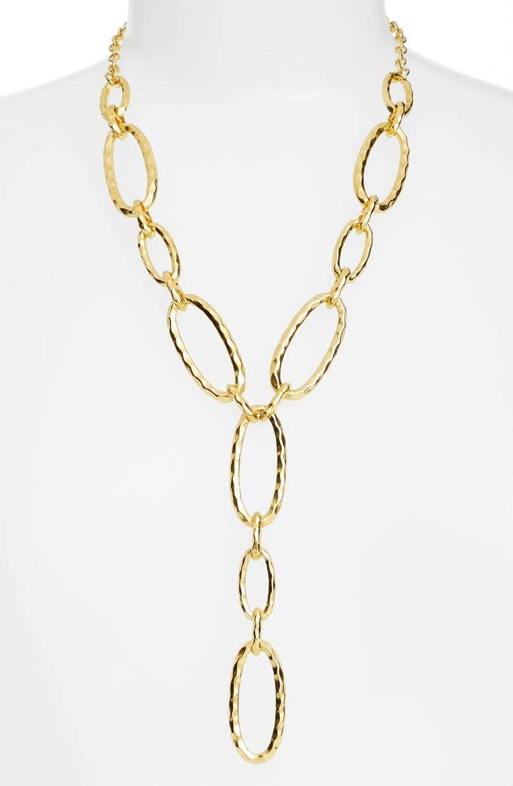 Y Link Necklace : GOLD