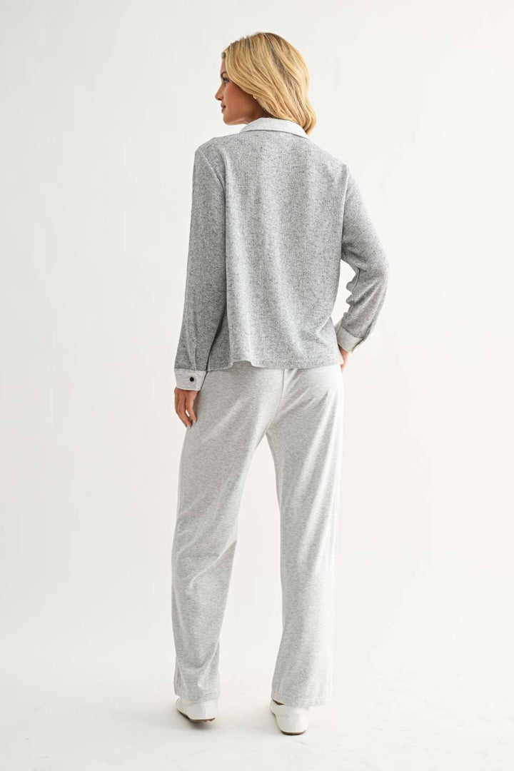 Jeannie Pants: Heather Grey / L