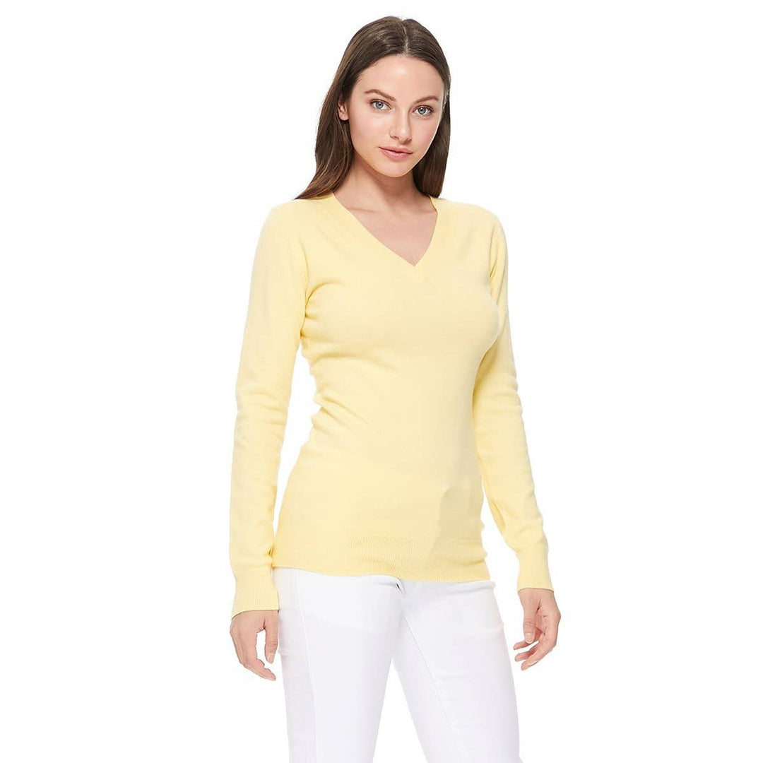 V-Neck Soft Sweater MK5501: NAVY / M