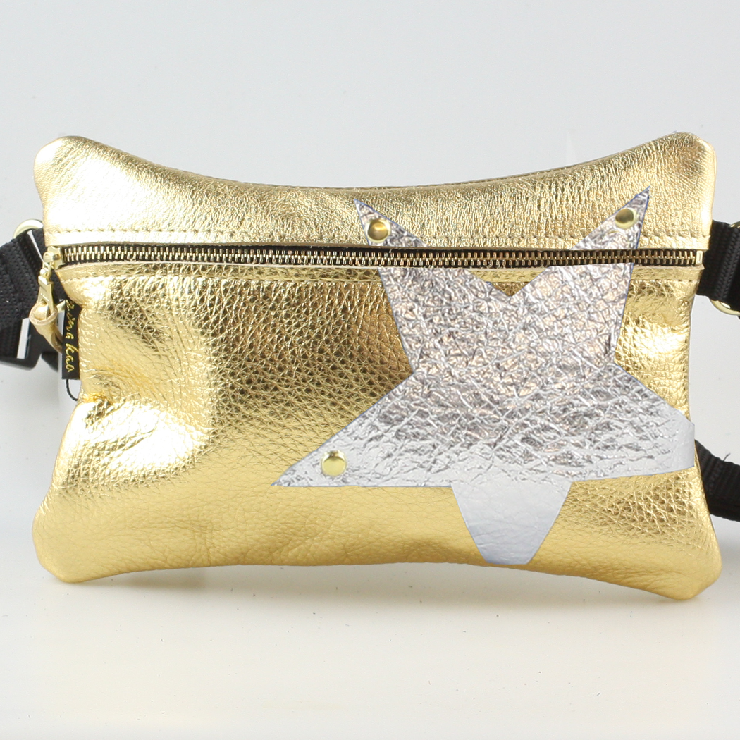 Metallic Vail Hipbag w/Star: Jet