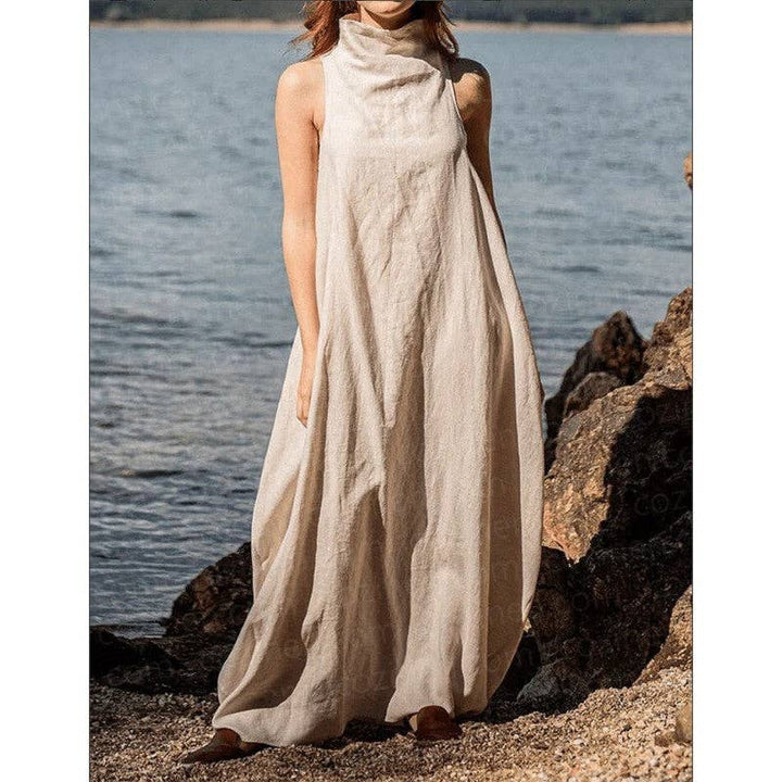 Maxi Dress : KHAKI / M