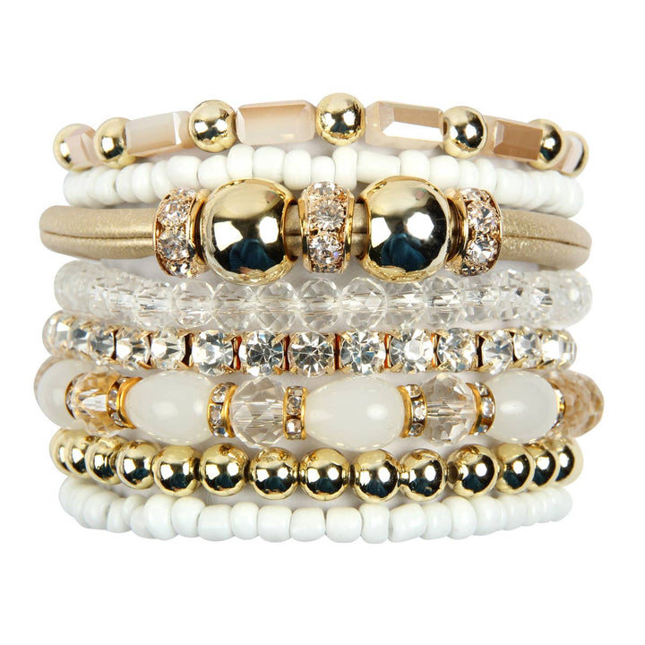 MULTI LINE BRACELET: BLACK