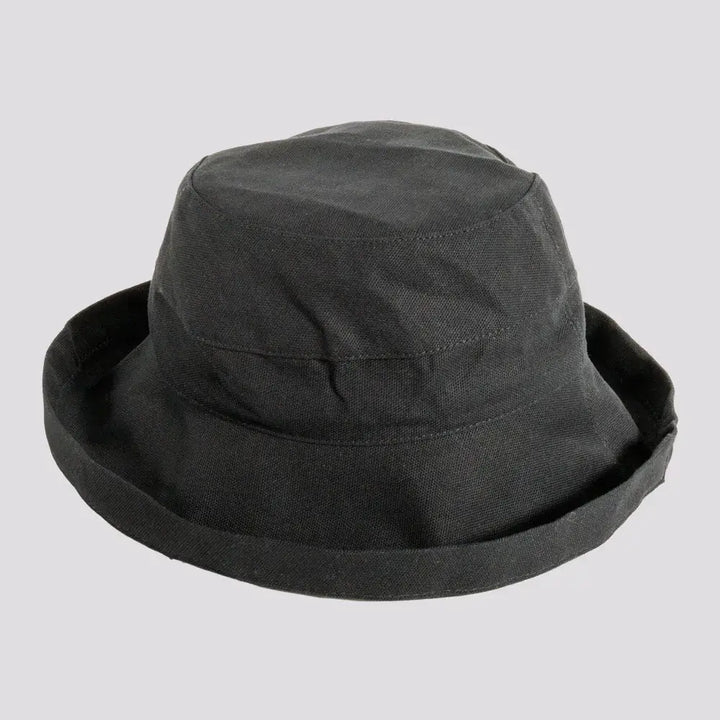 Cotton Sun Bucket Hat: Natural