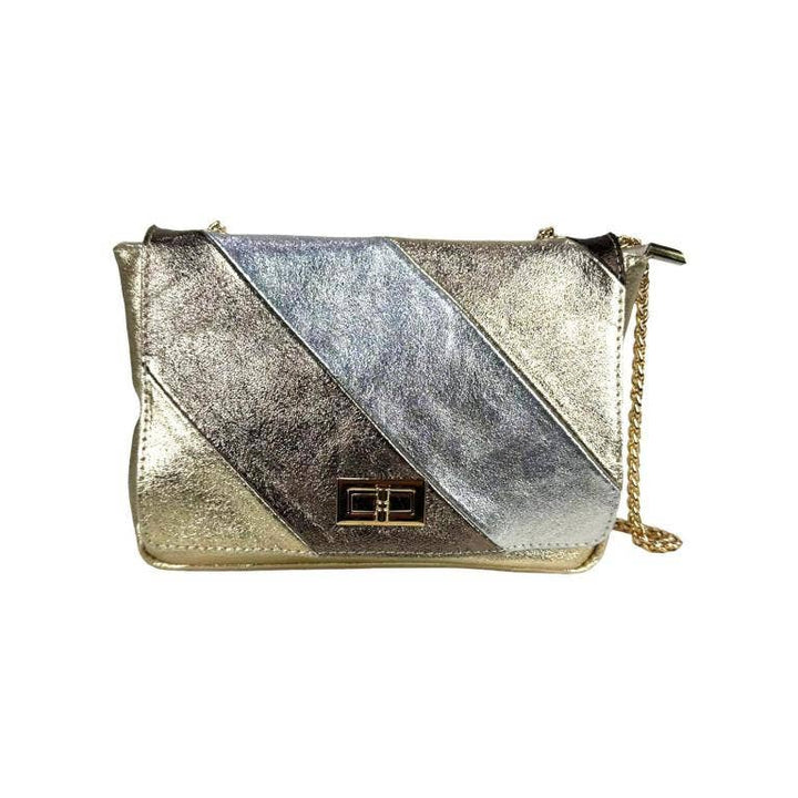 Multicolored Leather: Navy Blue