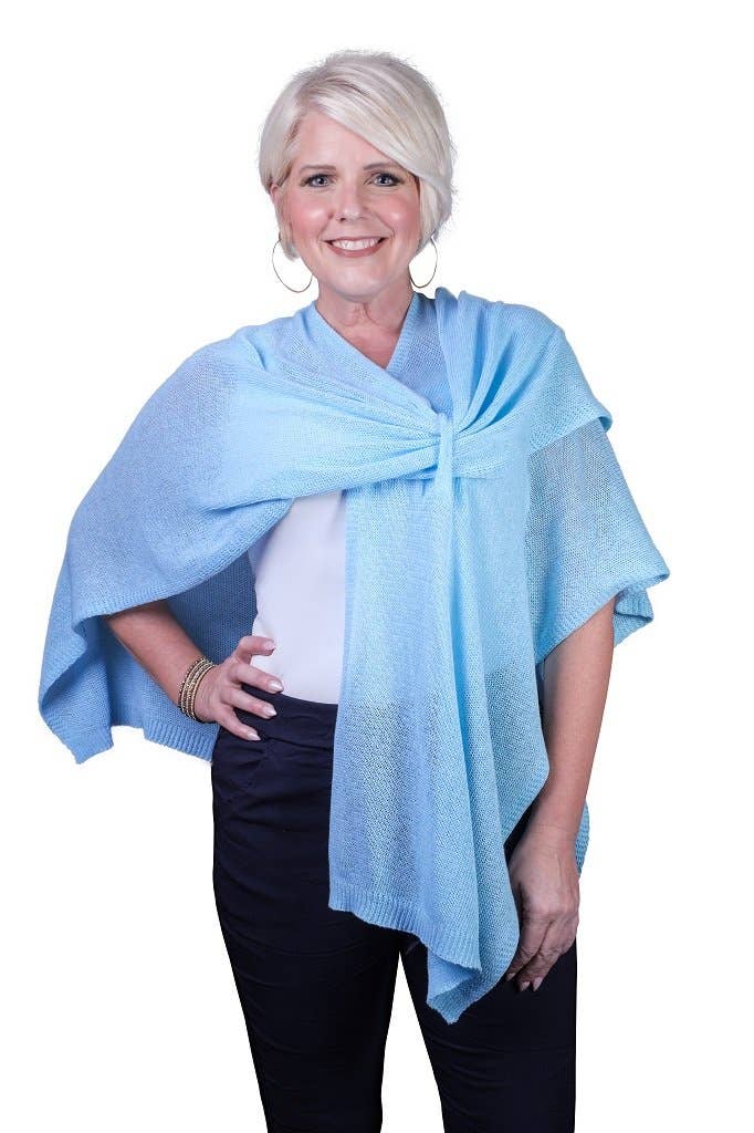 Aliya Cotton Wrap (W108):Carbon