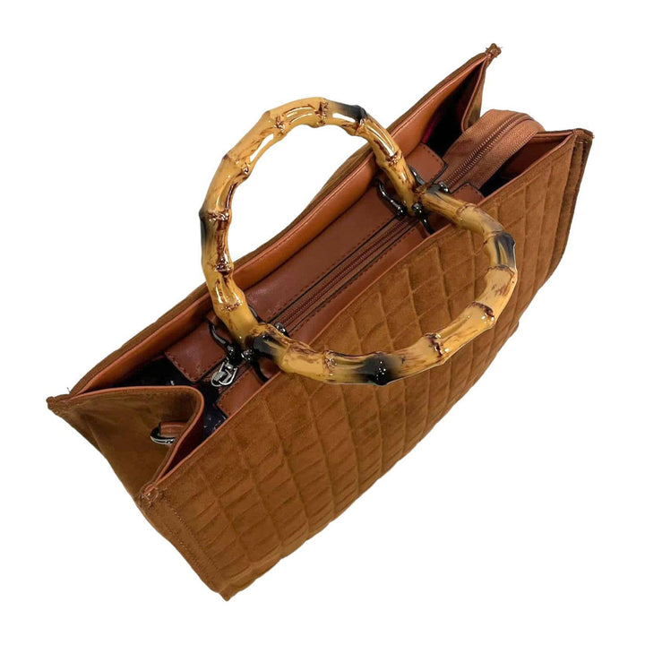 Bag w/ Bamboo Handles: Black