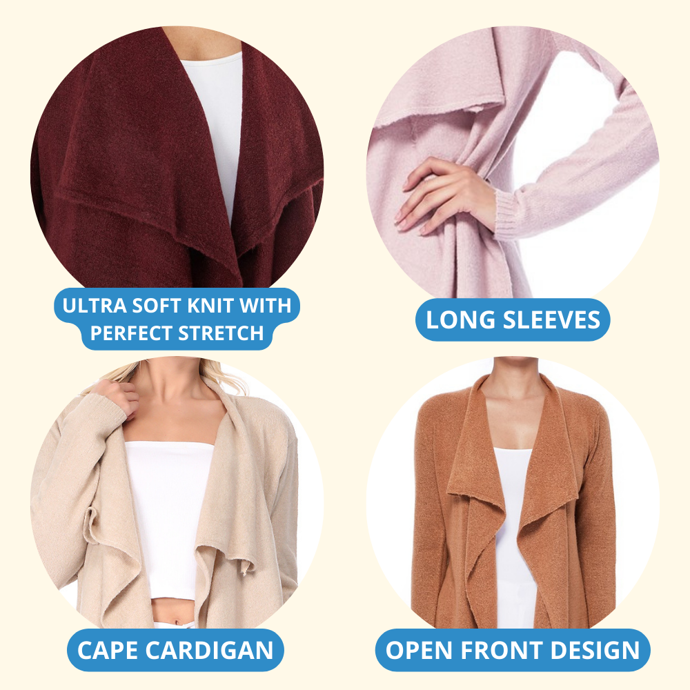 Sweater Cardigan MK8218: MUSHROOM / S
