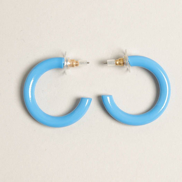 Hoop Post Earring / PINK