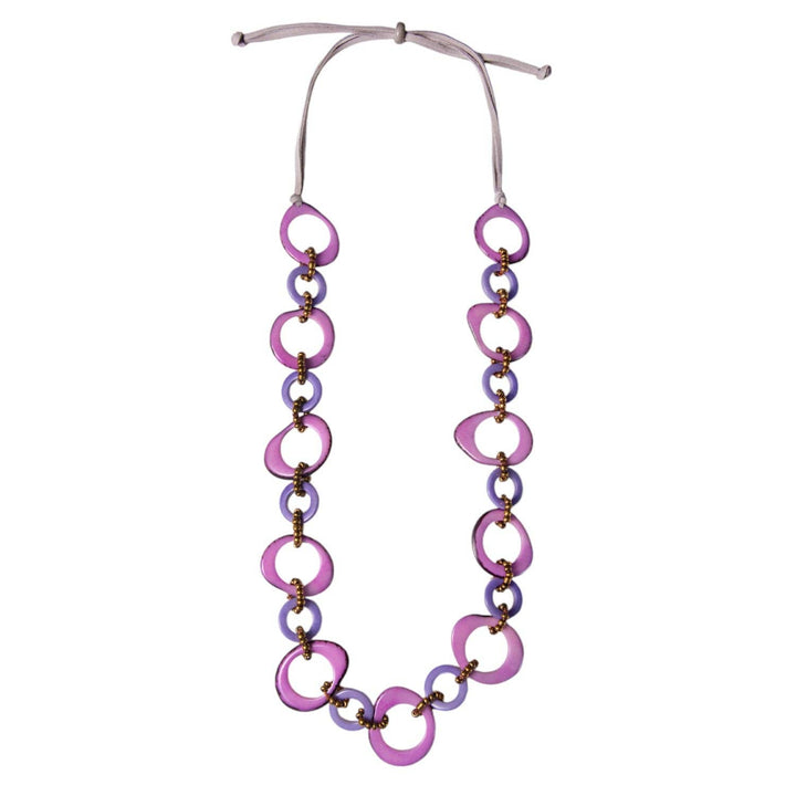 Madeline Necklace: Olive Green Combo