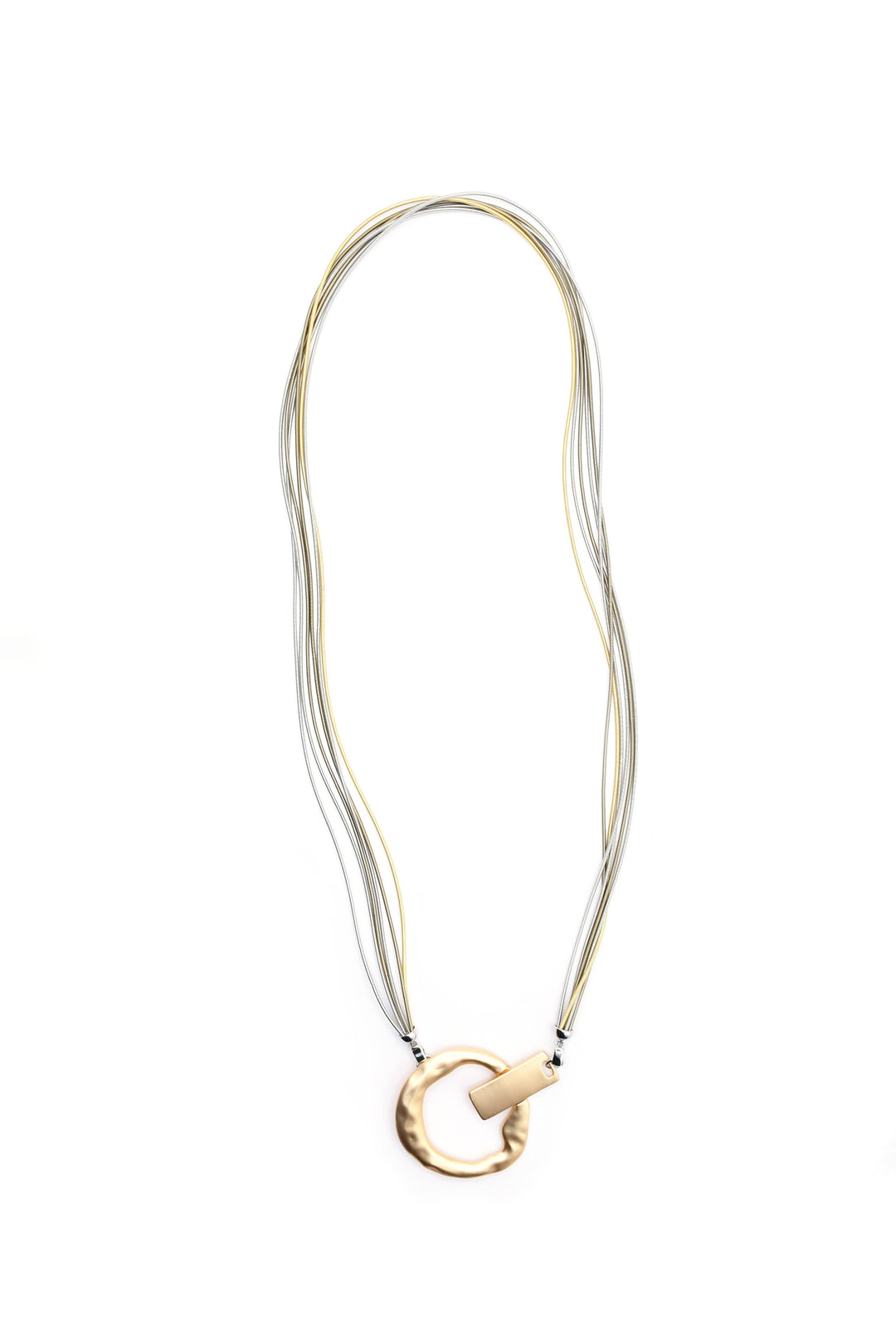 L65K Long Multi Strand Necklace
