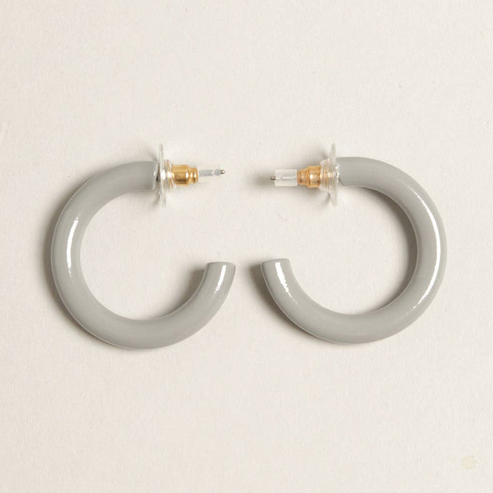 Hoop Post Earring / PINK