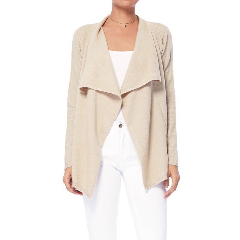 Sweater Cardigan MK8218: BLACK / M