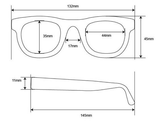 I Heart Eyewear - Dash Reading Glasses: Honey / +2.50