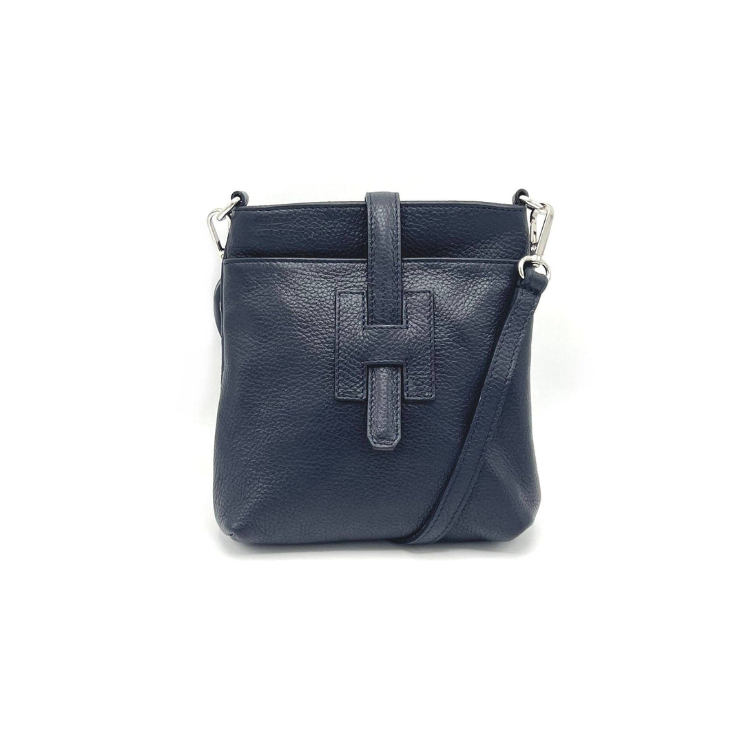 leather bag, Made in Italy, 112614: Blk