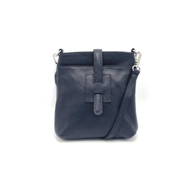 Leather bag, Made in Italy, 112614: Orange