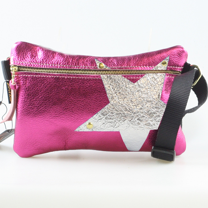 Metallic Vail Hipbag w/Star: Jet
