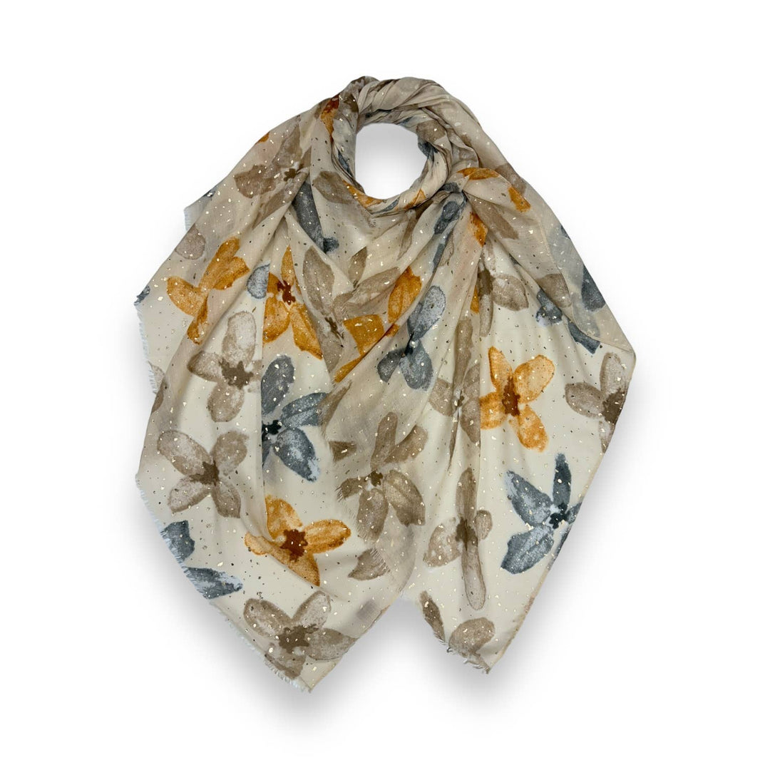 Summer bright scarf: Beige