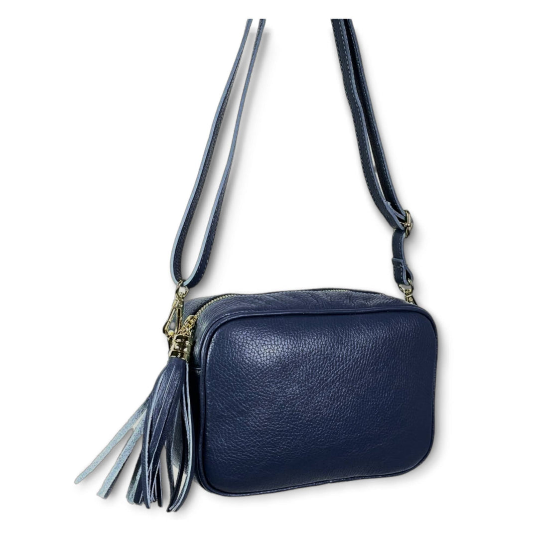 Genuine Leather Bag Tassel: Grass Green