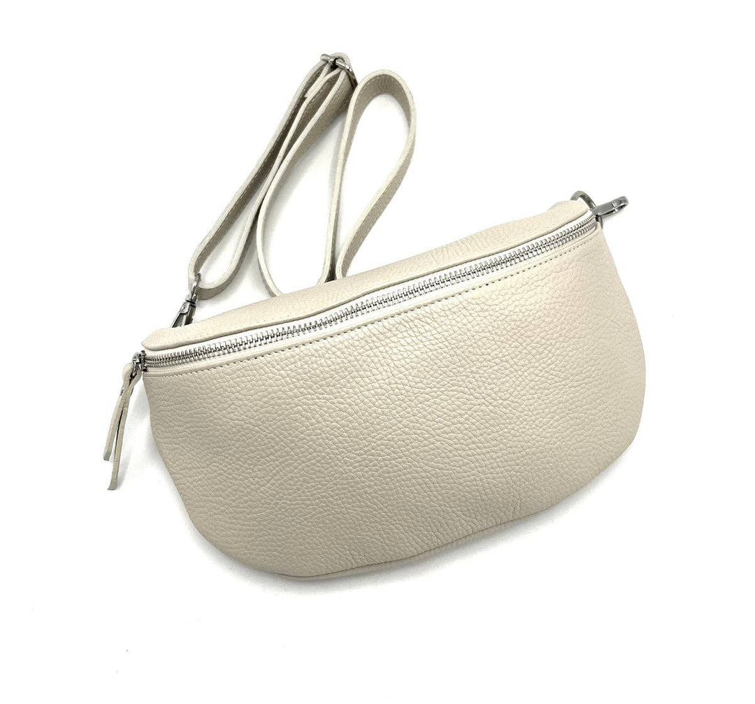 Leather Waist Bag, Made in Italy, 112466