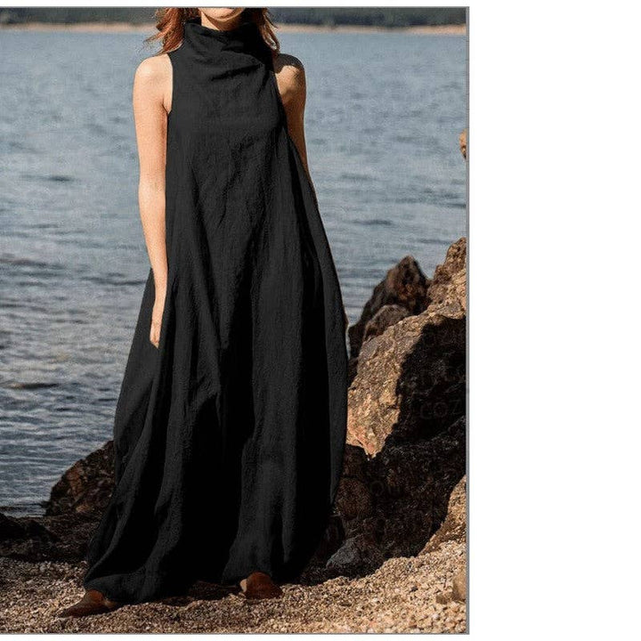 Maxi Dress : KHAKI / S