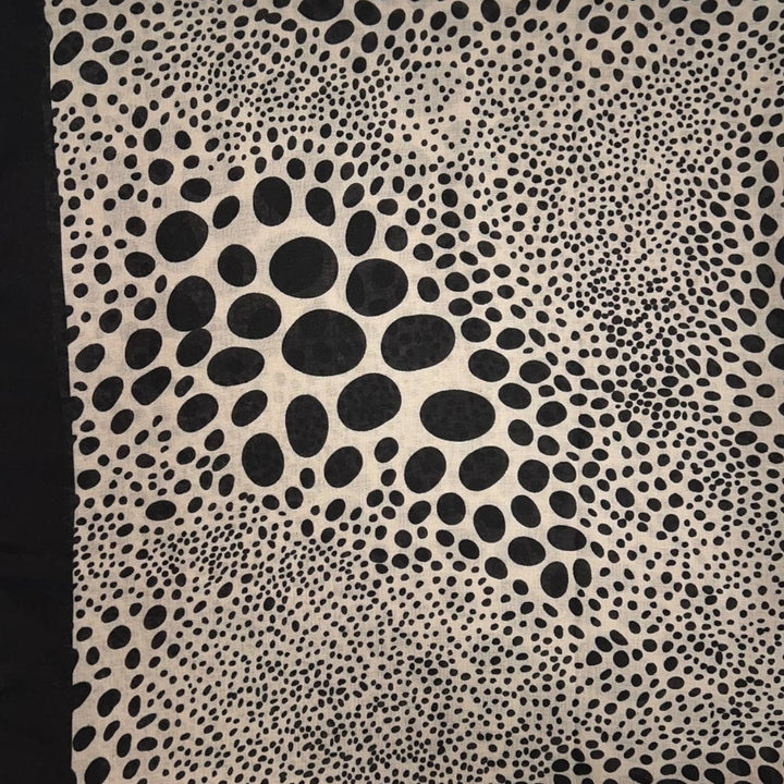 Leopard dots print scarf : Mocca