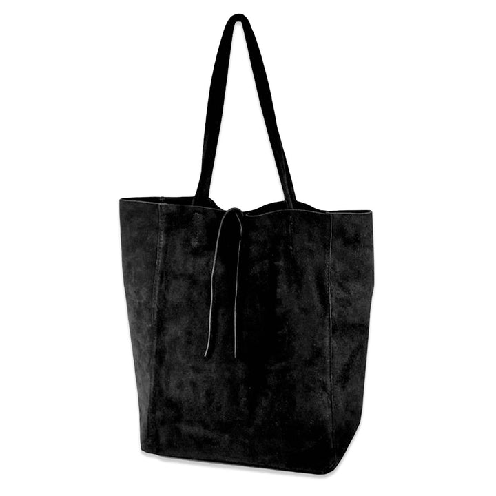 Italian Leather Bag Suede: Military Green