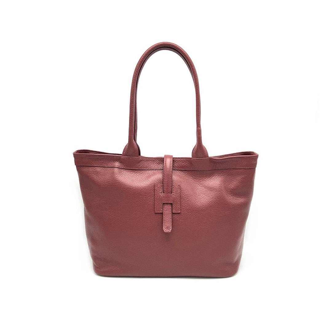 Leather bag, Made in Italy,112605: Camel