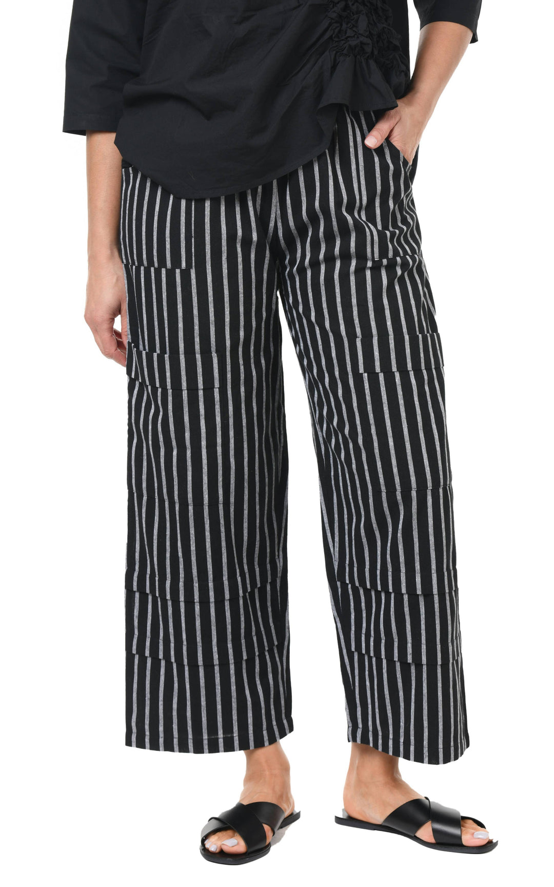 Tulip Clothing - CV143 Metro Pant in Somerset Stripe*: XS
