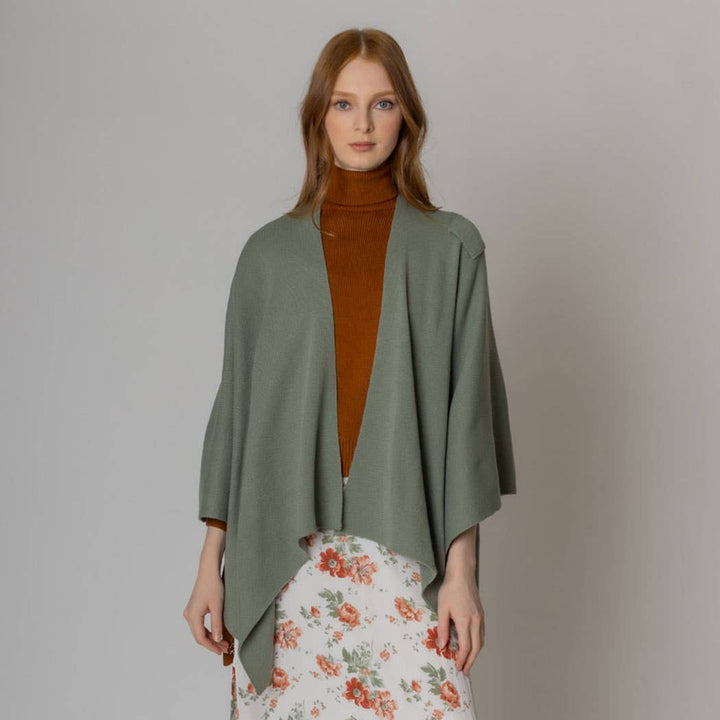 Ruana with Shoulder Strap: DPK