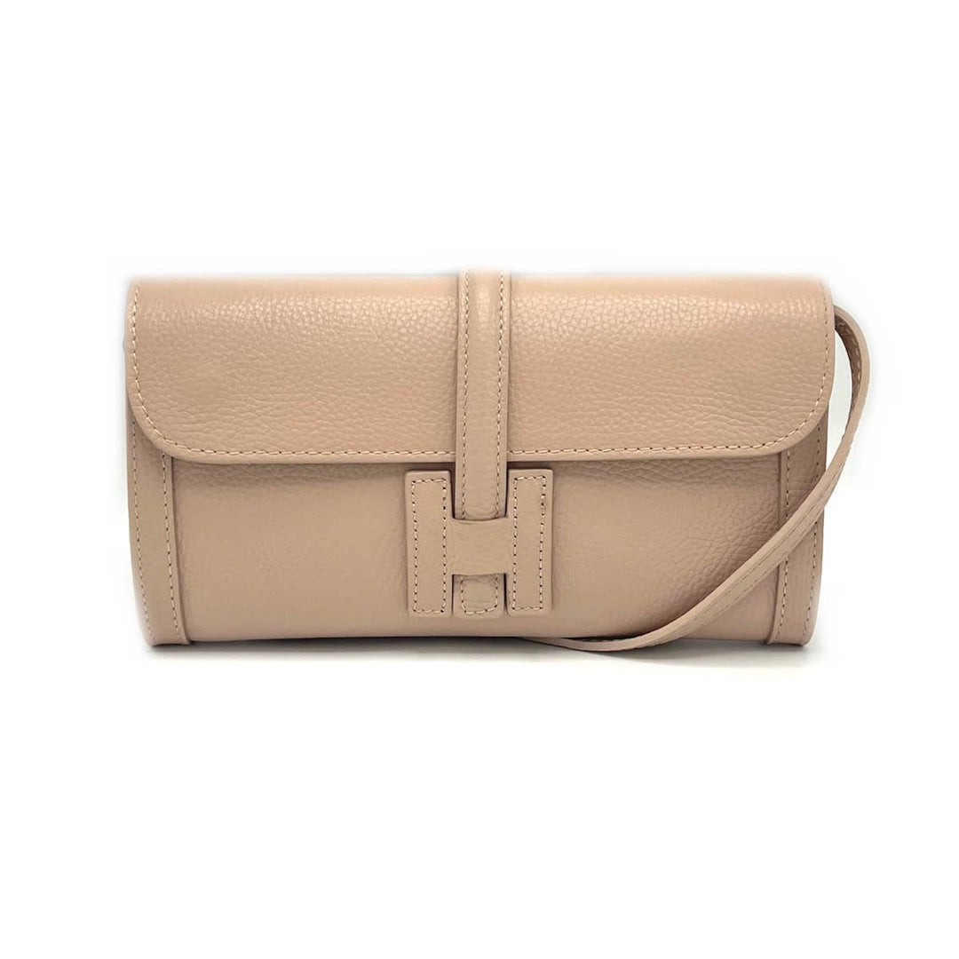 Leather clutch bag, Made in Italy, 112532: Blk