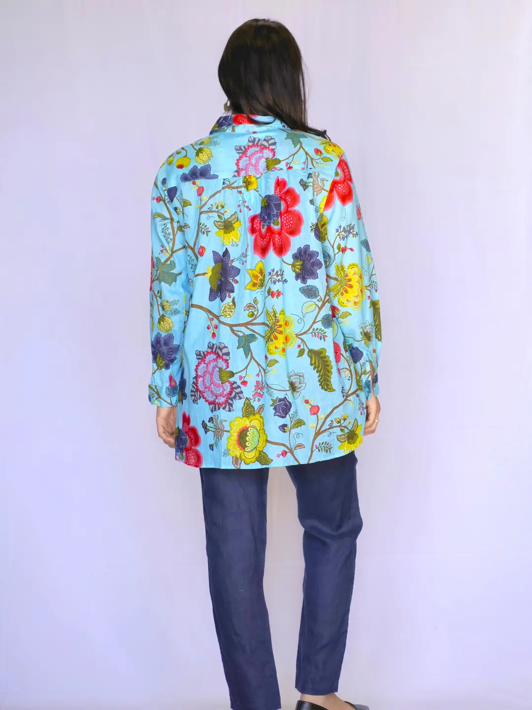 Anoushka Top: Periwinkle / S