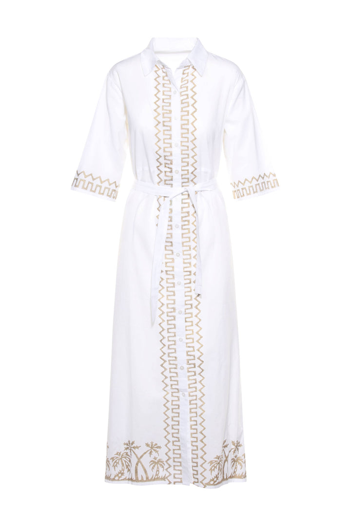 White Vanessa KikiSol Maxi Dress: Small