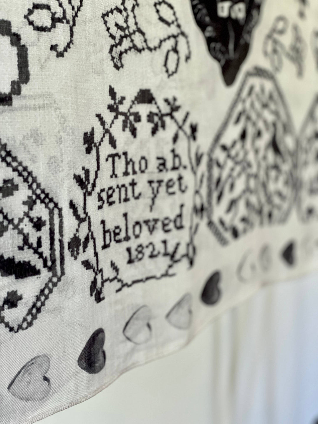Token of Love Printed Bamboo Scarf