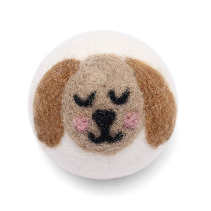 DRYER BALL: Brown Dog
