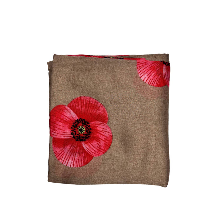Poppy scarf: Mocca