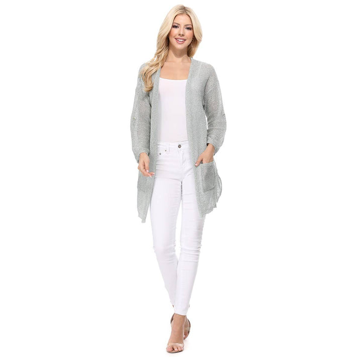 Cardi MESH: IVORY / SM